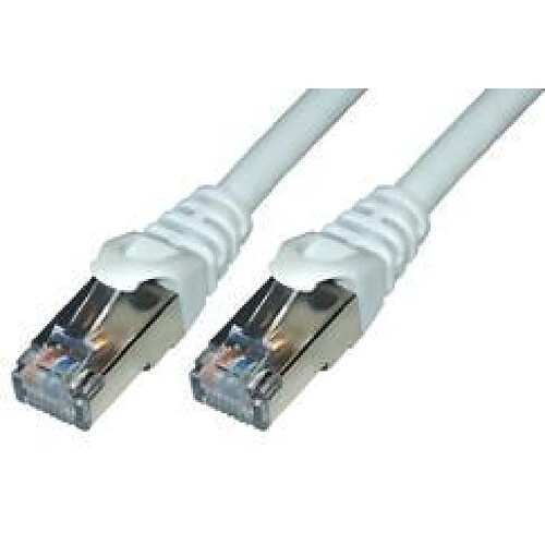 MCL Cordon de brassage RJ45 CAT 6 S/FTP - 50cm Gris