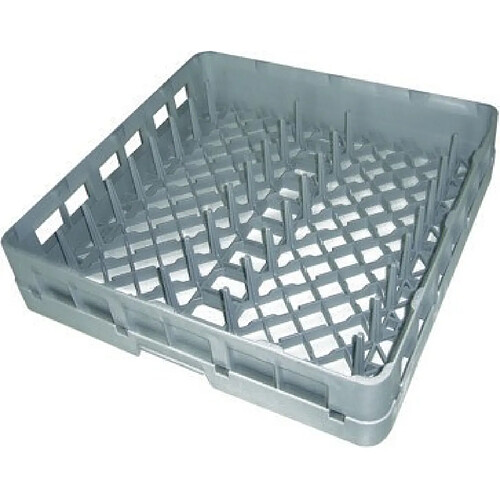 ELETTROBAR Panier Carré pour 18 Assiettes Plates ou 12 Creuses ou 9 Plateaux