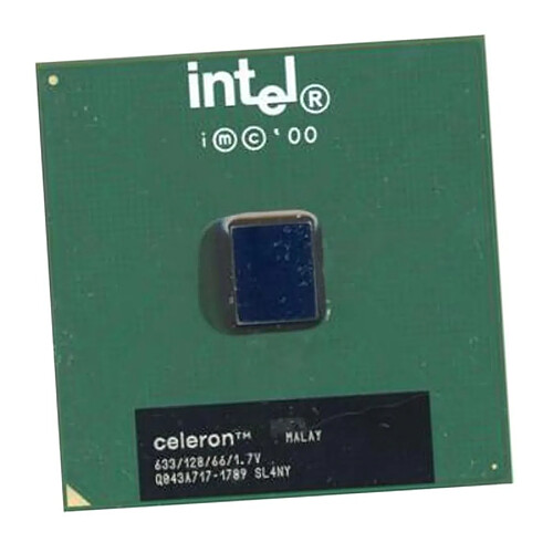 Processeur CPU Intel Celeron 633Mhz SL4NY Socket 370 FC-PGA Coppermine-128Ko · Occasion