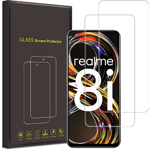 Verres Trempes X2 Pour Realme 8i Little Boutik®