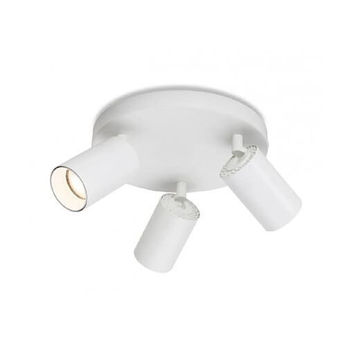 Luminaire Center Plafonnier Spot Max 3 ampoules blanc