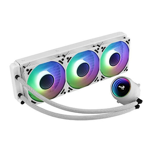 AEROCOOL Mirage L360 ARGB Blanc - Kit de refroidissement watercooling CPU 360mm