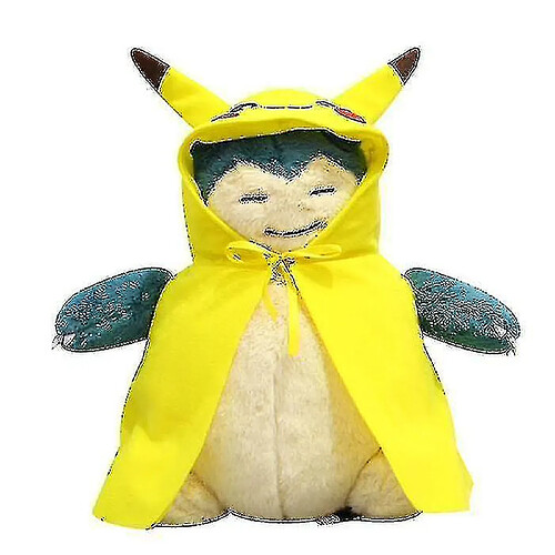 Universal Adorable peluche Picachu avec poncho et cadeau enfant jaune