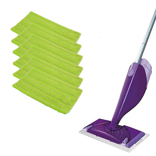 INF Vadrouille de rechange pour Swiffer WetJet 6-pack Vert