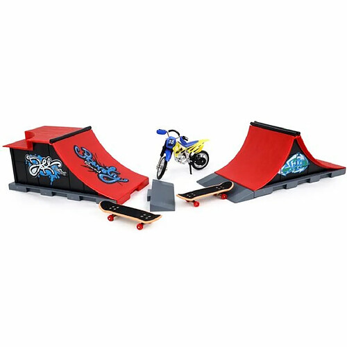 Ludendo Trottifun - Double Rampe + Finger Skates + Moto