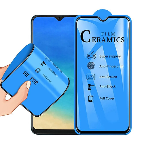 Wewoo Film de verre trempé céramique recouvert d'une colle pleine 2.5D pour Galaxy A40