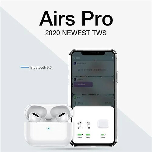 Universal IOS -- White Play PRO TRUE TRUE casque sans fil sans fil.