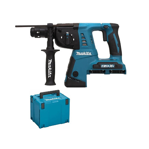 Perforateur SDSPlus sansfil Makita DHR264ZJ 36 V sans batterie ni chargeur MAKPAC 4