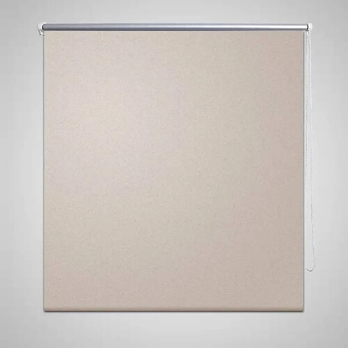 vidaXL Store enrouleur occultant 140 x 230 cm beige