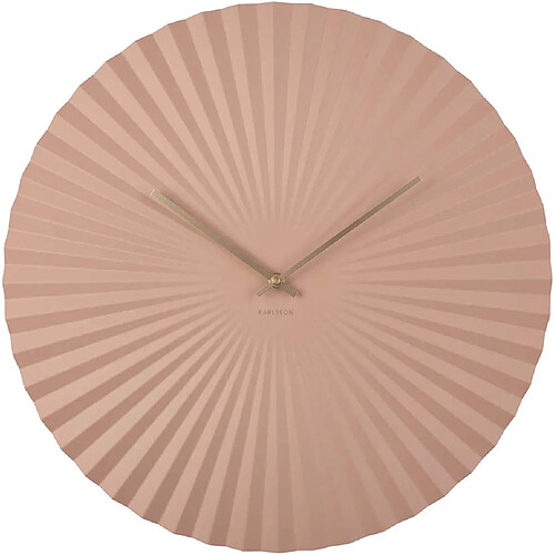 Horloge en métal Sensu Ø 50 cm Rose pâle - Karlsson