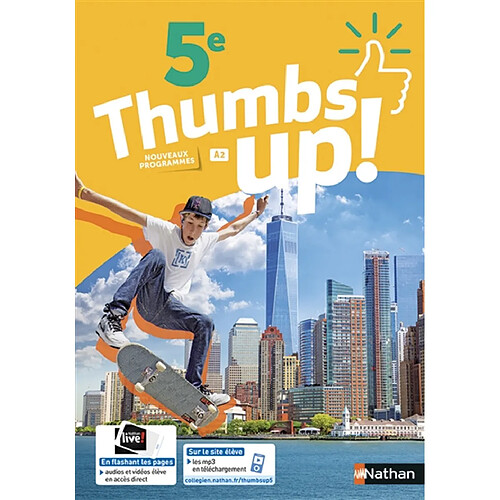 Thumbs up ! 5e : A2, nouveaux programmes