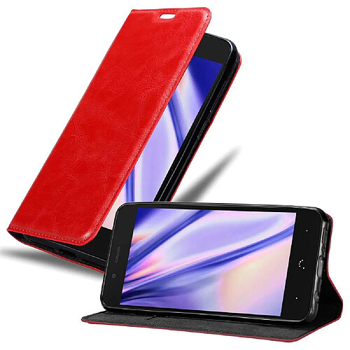 Cadorabo Coque BQ Aquaris X5 Etui en Rouge