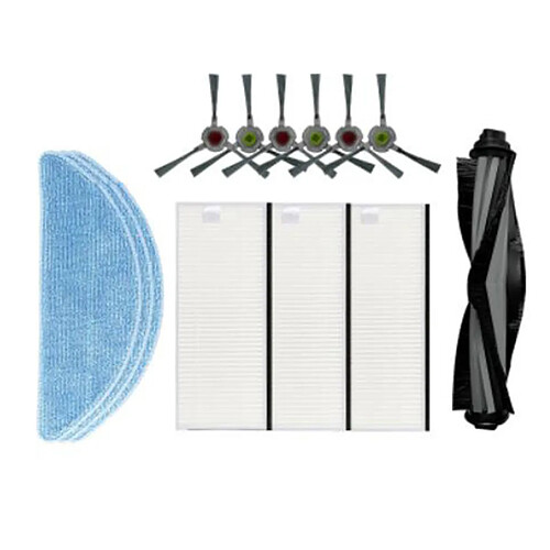 Lot de 10 Accessoire aspirateur robot pour Ecovacs Yeedi K650