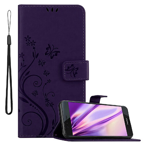 Cadorabo Coque Honor 8 / 8 PREMIUM Etui en Mauve