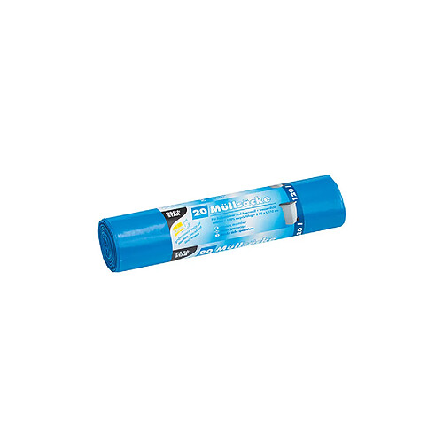 Starpak PAPSTAR Sac poubelle LDPE, 120 litres, bleu ()