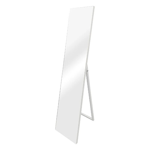 Miroir sur pied Barletta psyché inclinable 150 x 35 cm blanc [en.casa]