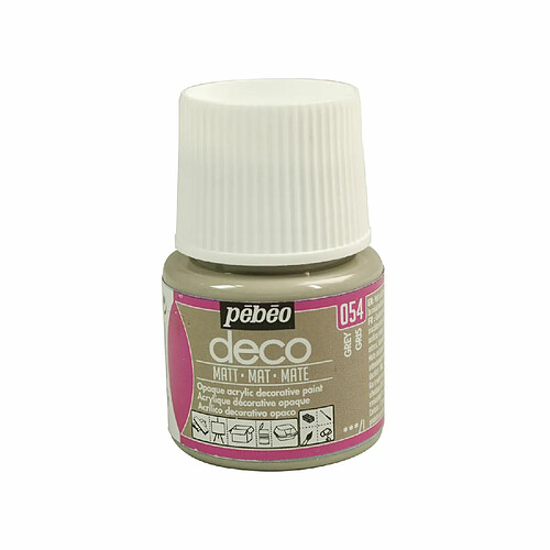 Pebeo Peinture acrylique opaque mate - Gris - 45 ml