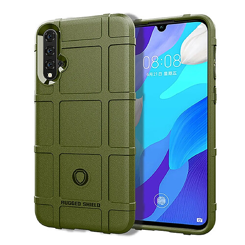 Wewoo Coque Souple TPU Antichoc à Couverture Complète pour Huawei Nove 5 Pro Vert Armée