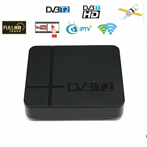 Récepteur Terrestre De Télévision Numérique Haute Dvb-T2 K2 Hd Set-Top Box Pvr Tv Tuner Full 1080P Set Top Box Us Plug