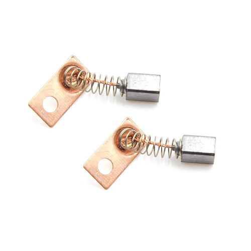 vhbw 2x balai de charbon, charbons pour moteur électrique 3mm x 3mm x 4,5mm pour appareil de polissage Saeshin Strong 102, 105, 105L, 107