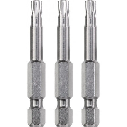 3 Embouts INDUSTRIAL STEEL, 50mm TORX T40 SB KWB