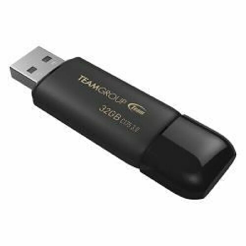 Team Group C175 lecteur USB flash 32 Go USB Type-A 3.0 (3.1 Gen 1) Noir (Team C175 32GB USB 3.1 Black USB Flash Drive)