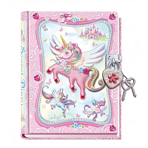 Pulio Pecoware Padlock diary - Unicorn