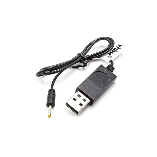 vhbw Câble de chargement USB 0,5m pour modèle RC, hélicoptère, quadcoptère Starkid IR Hawk 3c 68005, IR Luftrettung 3c 68068, IR Raven 3c 68024