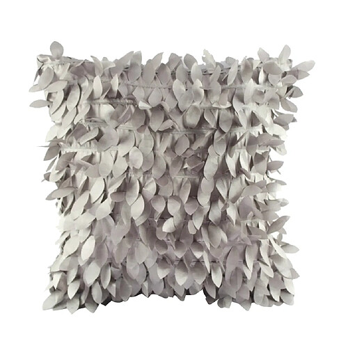 42 * Cas De Couverture D'oreiller 42cm Tombé Feuille De Lancer La Taille De Coussin Décor Gris