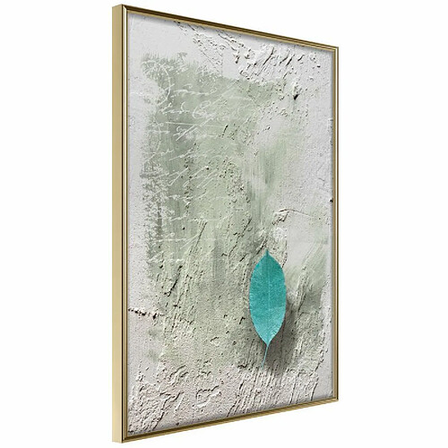 Paris Prix Affiche Murale Encadrée Floating Leaf I 40 x 60 cm Or