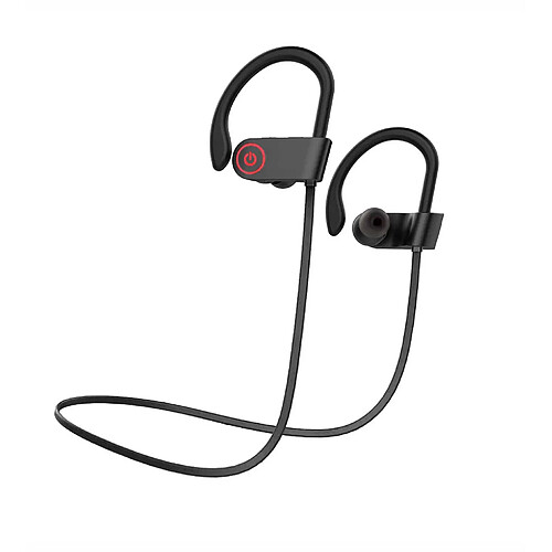 Chrono Écouteurs sans fil Écouteurs intra-auriculaires Bluetooth avec micro, volume et télécommande Écouteurs IPX7 résistants à la transpiration pour le sport, l'entraînement, la course à pied, la salle de sport(noir)