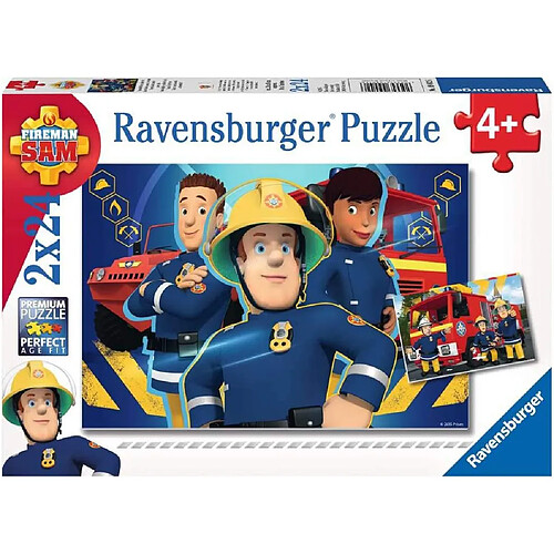 Ravensburger Puzzle 2x24p Sam Pompier Aide dans le besoin