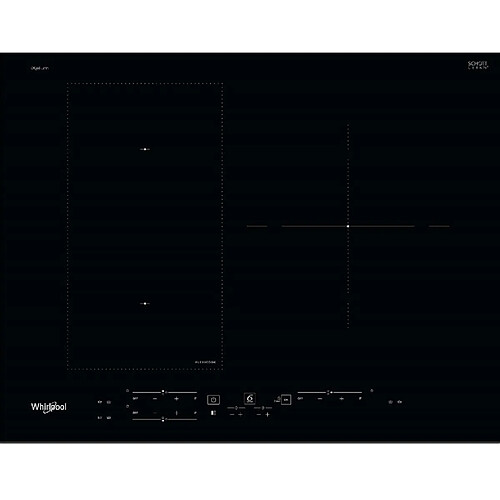 Table de cuisson à induction 65cm 3 feux 7200w noir - wlb3965bfixl - WHIRLPOOL