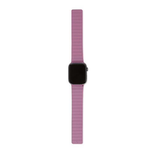 DECODED Silicone Magnetic Traction Strap | Series 6 / SE / 5 / 4 (44mm) - 3 / 2 / 1 (42mm) (Mauve)