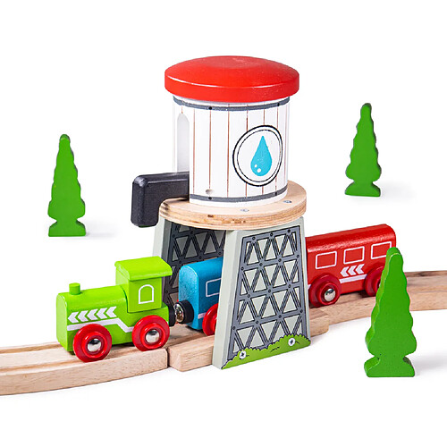 Bigjigs Rail Château d'eau ferroviaire en bois