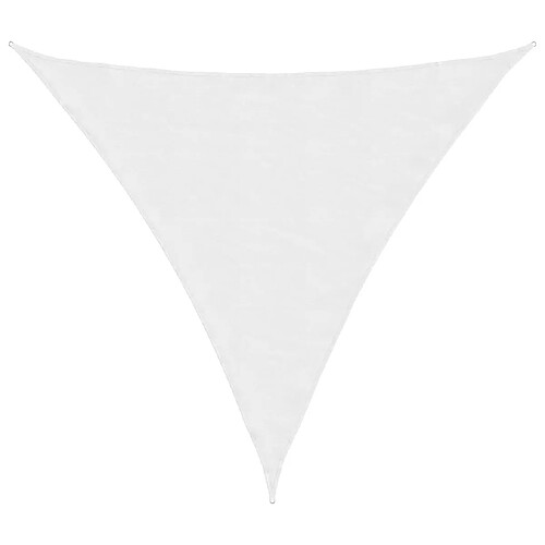 ComfortXL Voile De Parasol Tissu Oxford Triangulaire 3x3x3 M Blanc