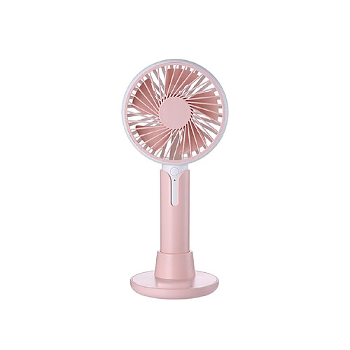 YP Select Support de téléphone portable Mini Fan Handheld Portable Fan - Rose 99X38X220mm