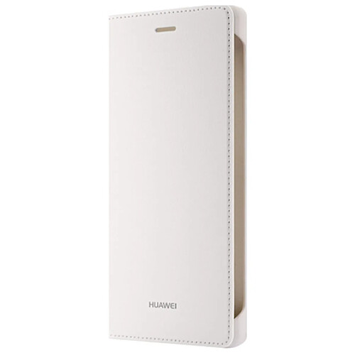 Étui livre en cuir original pour Huawei P8 Lite blanc