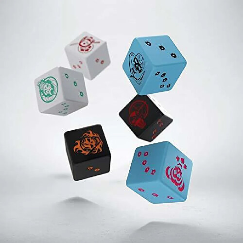 Q-Workshop Batman Miniature Game - D6 Suicide Squad Dice Set (6)