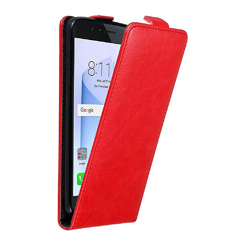 Cadorabo Coque Honor 8 / 8 PREMIUM Etui en Rouge