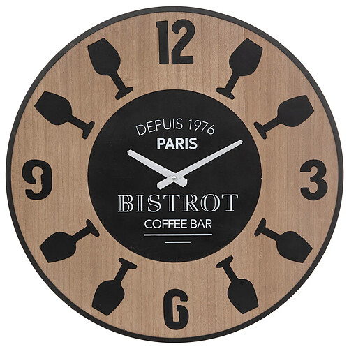 Atmosphera, Createur D'Interieur Horloge bistrot D57cm - ATMOSPHERA