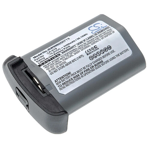 vhbw batterie compatible avec Canon EOS 1Ds Mark 3, 1Ds Mark III, 1DX appareil photo DSLR (3350mAh, 10.8V, Li-Ion)