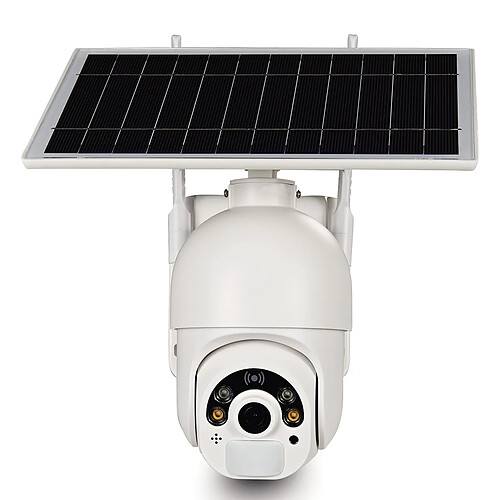 Yonis Caméra Surveillance Solaire Full HD 1080P WiFi Vision Nocturne Audio Bidirectionnel IP66