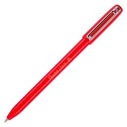 Stylo bille Pentel IZEE à capuchon pointe 1 mm - écriture large - rouge