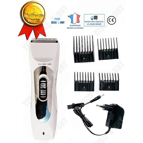 Tech Discount TD® Tondeuse à cheveux pour animaux de compagnie Tondeuse à cheveux Pro 2 en 1