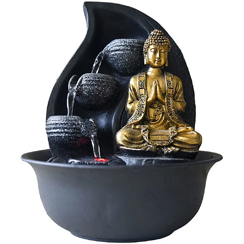 Zenlight Fontaine relaxante bouddha LED Praya