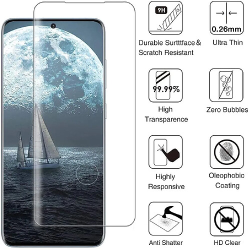 CABLING®Verre Trempé Samsung Galaxy S20 Plus Protection Écran Samsung Galaxy S20 Plus Film Protection Verre Trempé Transparent Anti Rayures Pas De Bulles pour Samsung S20 Plus, transparent