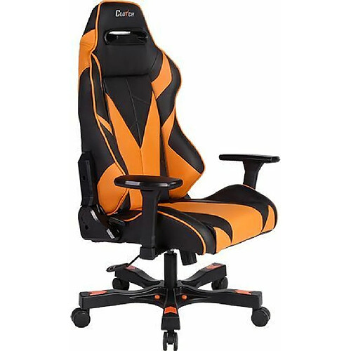 Clutch Chairz Gear Series Bravo Gaming Chair (Black/Orange)