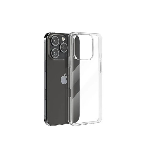 Pack coque et verre trempé 2,5D Moxie pour iPhone 16 Pro Max Transparent