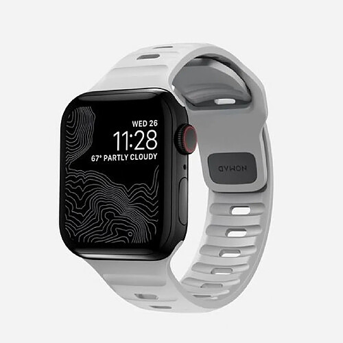 Nomad Bracelet Sport Strap V2 Apple Watch 42mm/49mm M/L Gris